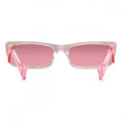Gucci - Rectangular Sunglasses - Pink Fluo - Gucci Eyewear - Avvenice