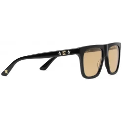 Gucci - Rectangular-Frame Acetate Sunglasses - Black Acetate - Gucci Eyewear - Avvenice
