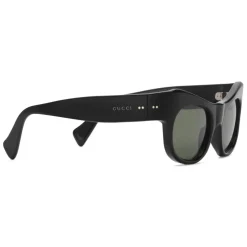 Gucci - Rectangular-Frame Sunglasses - Black - Gucci Eyewear - Avvenice