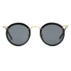 Gucci - Round Acetate and Metal Sunglasses - Black - Gucci Eyewear - Avvenice