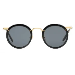 Gucci - Round Acetate and Metal Sunglasses - Black - Gucci Eyewear - Avvenice