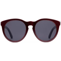 Gucci - Round Acetate Sunglasses - Black and Red Pearl - Gucci Eyewear - Avvenice