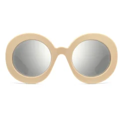 Gucci - Round Acetate Sunglasses - Ivory - Gucci Eyewear - Avvenice