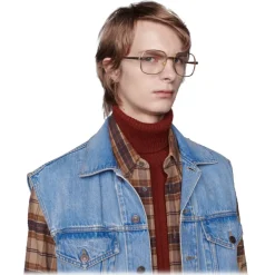 Gucci - Round Sunglasses - Gold - Gucci Eyewear - Avvenice