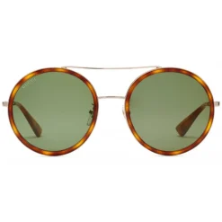 Gucci - Round-Frame Metal Sunglasses - Purple Enamle - Gucci Eyewear - Avvenice