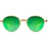 Gucci - Round-Frame Sunglasses - Gold Green - Gucci Eyewear - Avvenice
