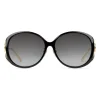 Gucci - Specialized Fit Round-Frame Injected Sunglasses - Black - Gucci Eyewear - Avvenice