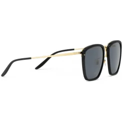 Gucci - Square Acetate and Metal Sunglasses - Black Gold - Gucci Eyewear - Avvenice