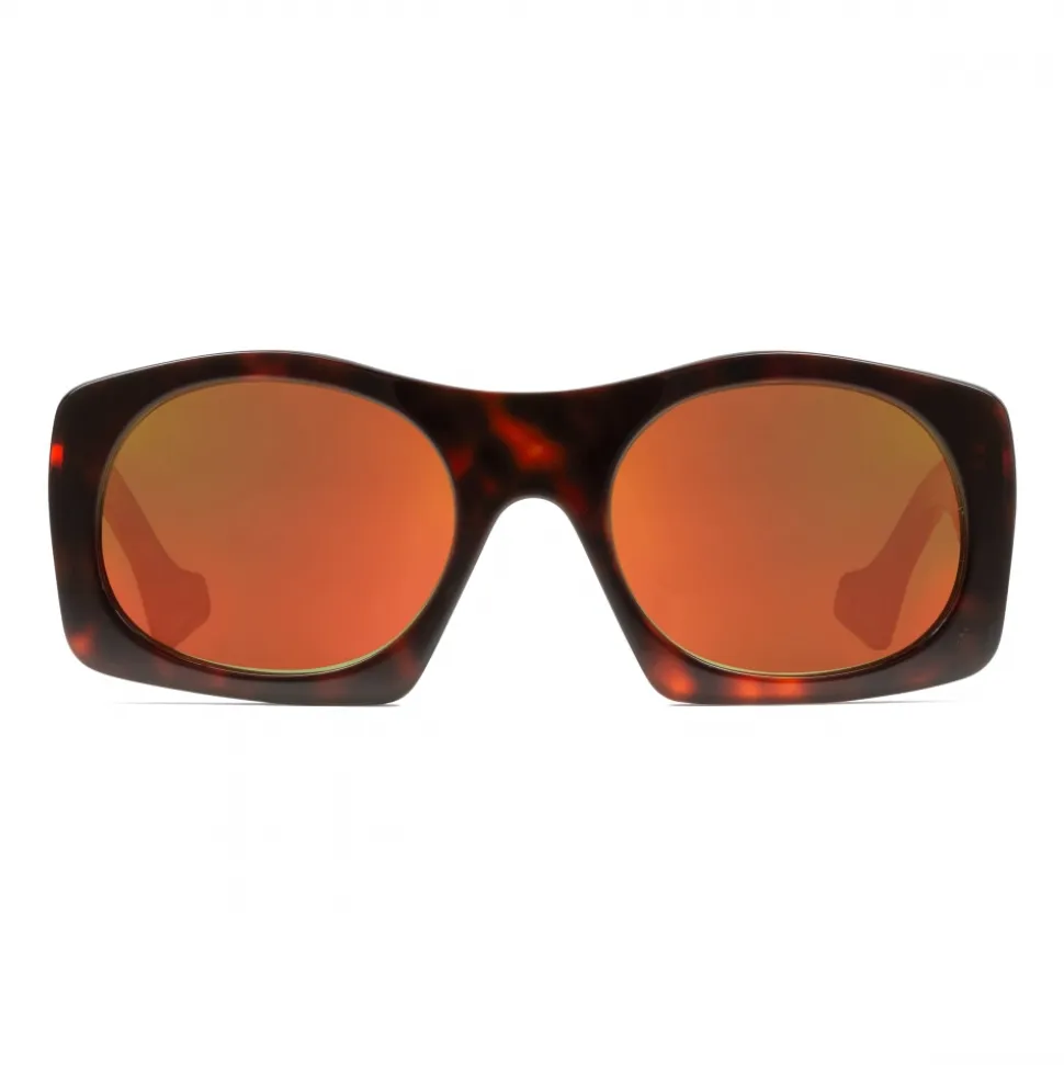 Gucci - Square Acetate Sunglasses - Turtle Twill - Gucci Eyewear - Avvenice