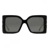 Gucci - Square Acetate Sunglasses - Black - Gucci Eyewear - Avvenice