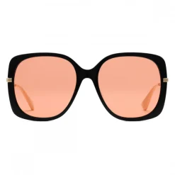 Gucci - Square Acetate Sunglasses - Orange - Gucci Eyewear - Avvenice
