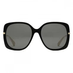 Gucci - Square Acetate Sunglasses - Black - Gucci Eyewear - Avvenice
