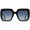 Gucci - Square Acetate Sunglasses - Black Acetate - Gucci Eyewear - Avvenice