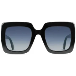 Gucci - Square Acetate Sunglasses - Black Acetate - Gucci Eyewear - Avvenice