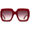 Gucci - Square Acetate Sunglasses - Red - Gucci Eyewear - Avvenice