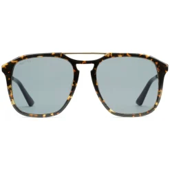 Gucci - Square Acetate Sunglasses - Dark Spotted Turtle - Gucci Eyewear - Avvenice