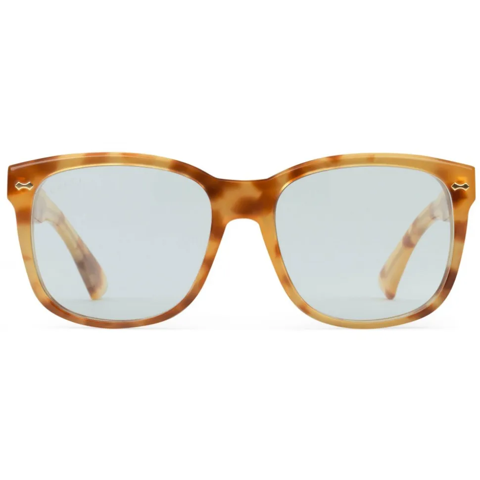 Gucci - Square Acetate Sunglasses - Spotted Turtle Acetate - Gucci Eyewear - Avvenice