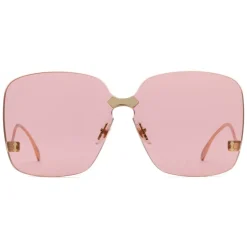 Gucci - Square Frame Rimless Sunglasses - Oro - Gucci Eyewear - Avvenice