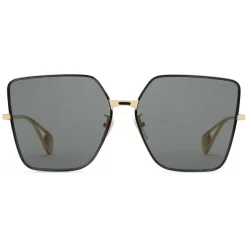 Gucci - Square Frame Sunglasses - Gold - Gucci Eyewear - Avvenice