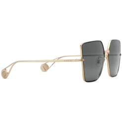 Gucci - Square Frame Sunglasses - Gold - Gucci Eyewear - Avvenice