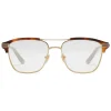 Gucci - Square Metal Glasses - Gold with Turtle Acetate Detail - Gucci Eyewear - Avvenice