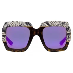 Gucci - Square Oversize Sunglasses - Snake - Gucci Eyewear - Avvenice