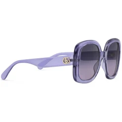 Gucci - Square Sunglasses - Purple - Gucci Eyewear - Avvenice