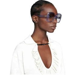 Gucci - Square Sunglasses - Purple - Gucci Eyewear - Avvenice