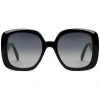 Gucci - Square Sunglasses with Web - Black - Gucci Eyewear - Avvenice