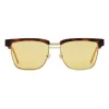 Gucci - Squared Metal and Acetate Sunglasses - Tortoise - Gucci Eyewear - Avvenice