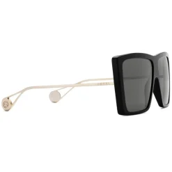 Gucci - Square-Frame Sunglasses - Black - Gucci Eyewear - Avvenice