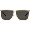 Gucci - Square-Frame Sunglasses - Gold Grey - Gucci Eyewear - Avvenice