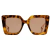 Gucci - Square-Frame Sunglasses - Tortoiseshell Acetate - Gucci Eyewear - Avvenice