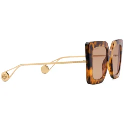 Gucci - Square-Frame Sunglasses - Tortoiseshell Acetate - Gucci Eyewear - Avvenice