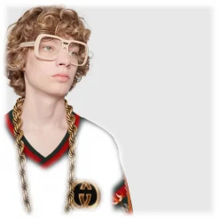 Gucci - Sunglasses Gucci-Dapper Dan - White - Gucci Eyewear - Avvenice