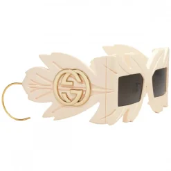 Gucci - Sunglasses with Mask with Swarovski Crystals Limited Edition - White - Gucci Eyewear - Avvenice