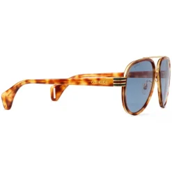 Gucci - SunglassesAviator - Light Turtle Acetate - Gucci Eyewear - Avvenice