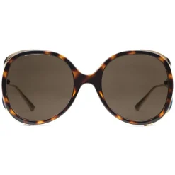 Gucci - SunglassesRound Injection Sunglasses - Tortoise Injection Frame - Gucci Eyewear - Avvenice