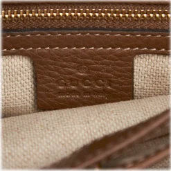 Gucci Vintage - Bamboo Canvas Flora Diana Satchel Bag - White - Leather Handbag - Luxury High Quality - Avvenice