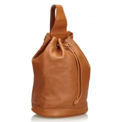 Gucci Vintage - Bamboo Leather Backpack - Brown - Leather Backpack - Luxury High Quality - Avvenice