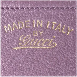 Gucci Vintage - Bamboo Leather Shopper Bag - Purple - Leather Handbag - Luxury High Quality - Avvenice