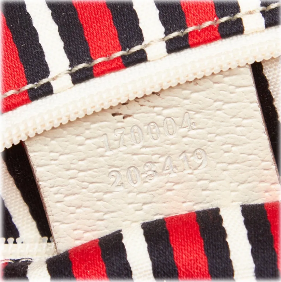 Gucci Vintage - Canvas Abbey Tote Bag - Blue - Leather Handbag - Luxury High Quality - Avvenice