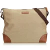 Gucci Vintage - Canvas Crossbody Bag - Brown - Leather Handbag - Luxury High Quality - Avvenice