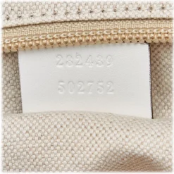 Gucci Vintage - Canvas Heartbeat Tote Bag - Blue - Leather Handbag - Luxury High Quality - Avvenice