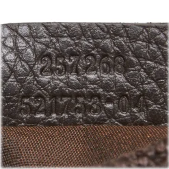 Gucci Vintage - Canvas Hobo Bag - Brown - Leather Handbag - Luxury High Quality - Avvenice