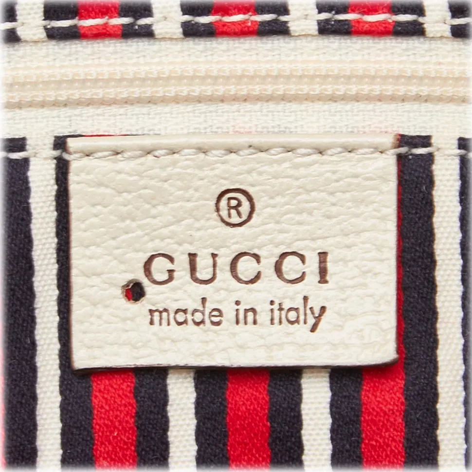 Gucci Vintage - Canvas Pelham Tote Bag - Blue - Leather Handbag - Luxury High Quality - Avvenice