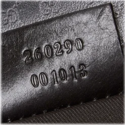 Gucci Vintage - Coated Canvas Tote Bag - Black - Leather Handbag - Luxury High Quality - Avvenice