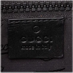 Gucci Vintage - Coated Canvas Crossbody Bag - Black - Leather Handbag - Luxury High Quality - Avvenice