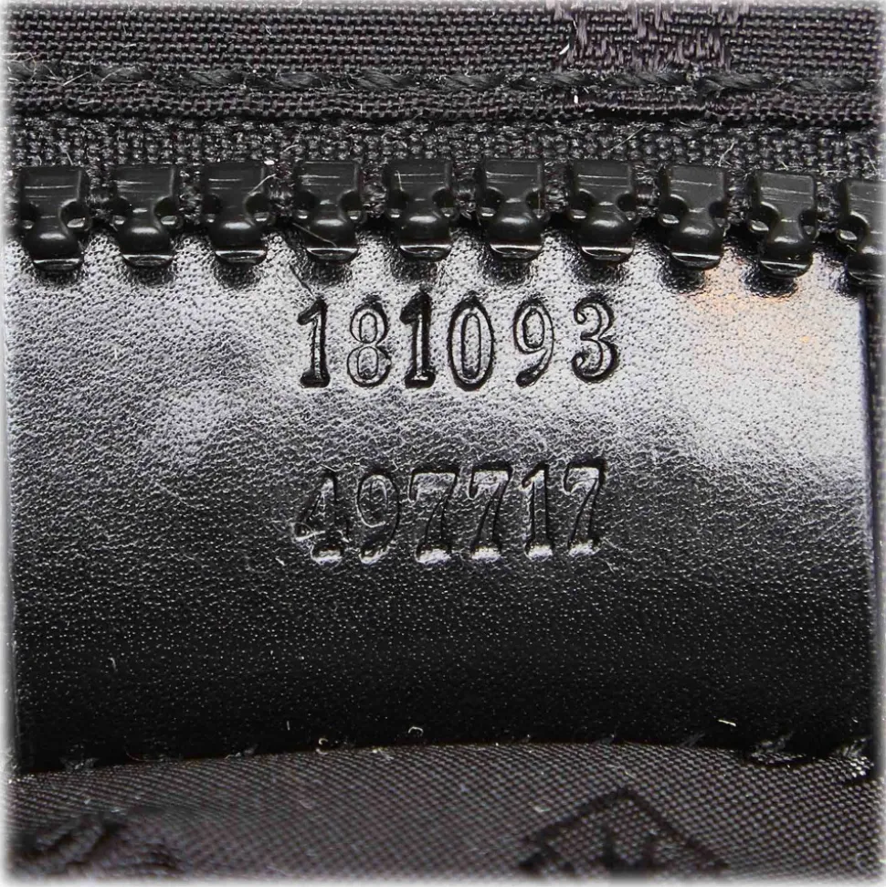 Gucci Vintage - Coated Canvas Crossbody Bag - Black - Leather Handbag - Luxury High Quality - Avvenice