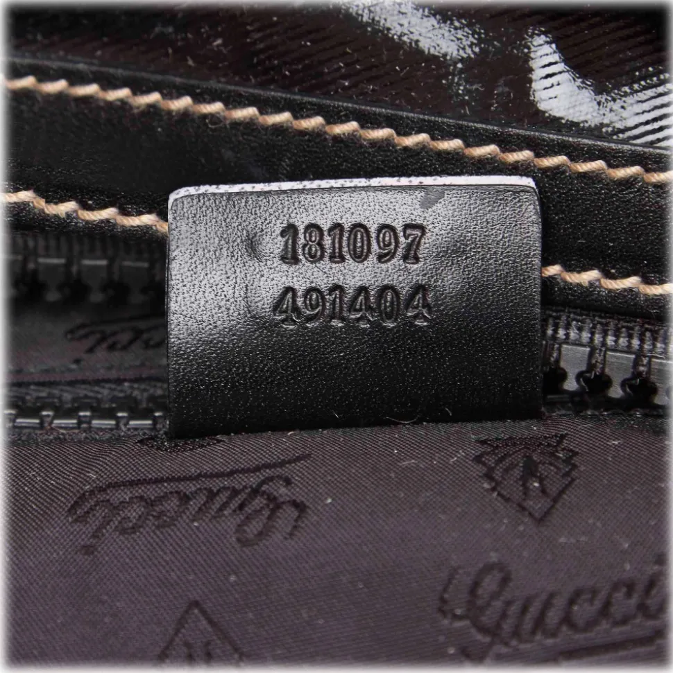 Gucci Vintage - Coated Canvas Travel Bag - Black - Leather Handbag - Luxury High Quality - Avvenice